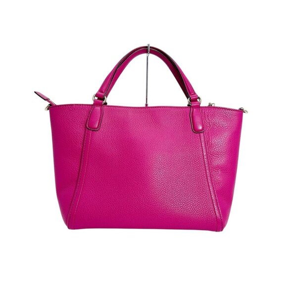 Gucci 2-Way Bag Handbag Calf Pink - Picture 3 of 15